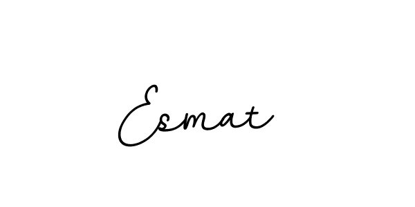 You should practise on your own different ways (BallpointsItalic-DORy9) to write your name (Esmat ) in signature. don't let someone else do it for you. Esmat  signature style 11 images and pictures png