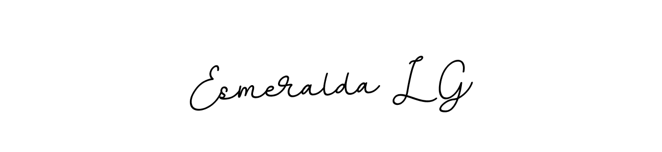 How to Draw Esmeralda L G signature style? BallpointsItalic-DORy9 is a latest design signature styles for name Esmeralda L G. Esmeralda L G signature style 11 images and pictures png