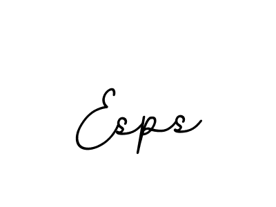 How to make Esps name signature. Use BallpointsItalic-DORy9 style for creating short signs online. This is the latest handwritten sign. Esps signature style 11 images and pictures png