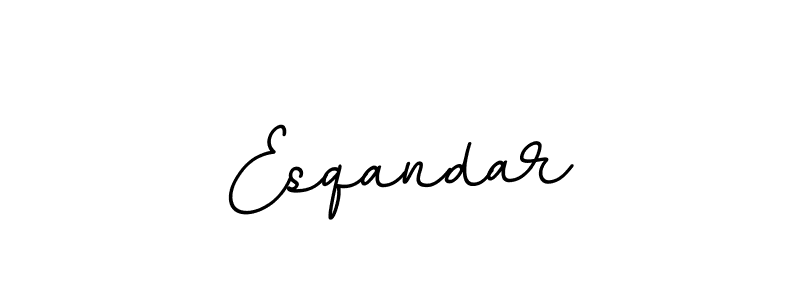 Create a beautiful signature design for name Esqandar. With this signature (BallpointsItalic-DORy9) fonts, you can make a handwritten signature for free. Esqandar signature style 11 images and pictures png