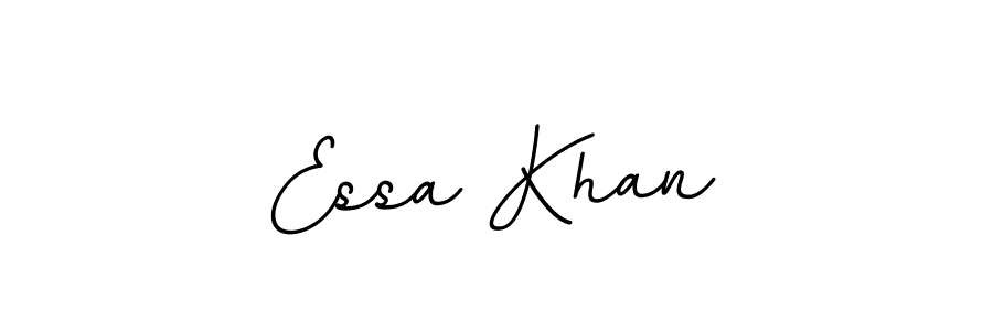 It looks lik you need a new signature style for name Essa Khan. Design unique handwritten (BallpointsItalic-DORy9) signature with our free signature maker in just a few clicks. Essa Khan signature style 11 images and pictures png