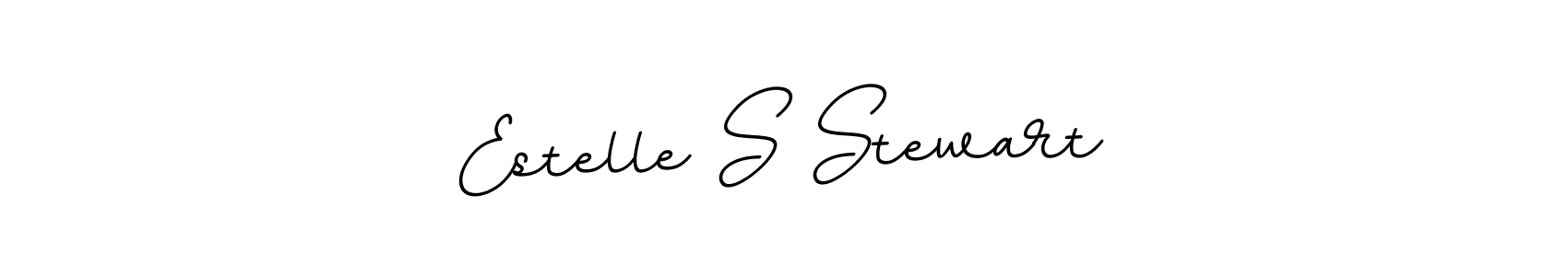 Make a beautiful signature design for name Estelle S Stewart. With this signature (BallpointsItalic-DORy9) style, you can create a handwritten signature for free. Estelle S Stewart signature style 11 images and pictures png