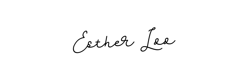 The best way (BallpointsItalic-DORy9) to make a short signature is to pick only two or three words in your name. The name Esther Loo include a total of six letters. For converting this name. Esther Loo signature style 11 images and pictures png