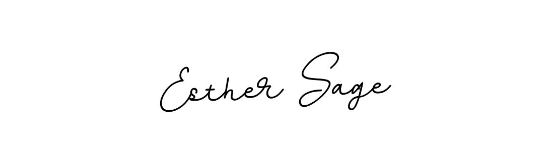 Create a beautiful signature design for name Esther Sage. With this signature (BallpointsItalic-DORy9) fonts, you can make a handwritten signature for free. Esther Sage signature style 11 images and pictures png