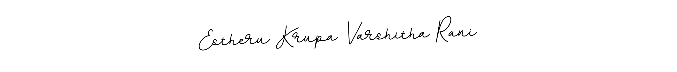 It looks lik you need a new signature style for name Estheru Krupa Varshitha Rani. Design unique handwritten (BallpointsItalic-DORy9) signature with our free signature maker in just a few clicks. Estheru Krupa Varshitha Rani signature style 11 images and pictures png