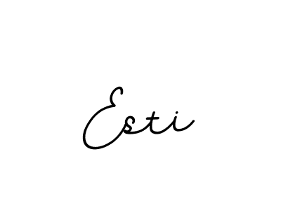 The best way (BallpointsItalic-DORy9) to make a short signature is to pick only two or three words in your name. The name Esti include a total of six letters. For converting this name. Esti signature style 11 images and pictures png