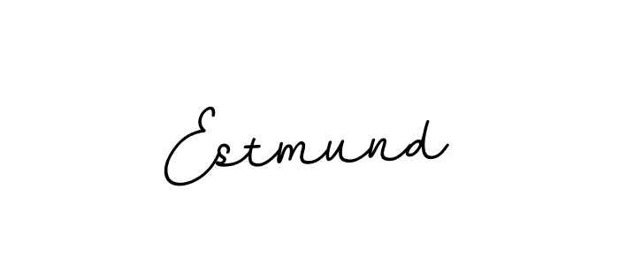 Use a signature maker to create a handwritten signature online. With this signature software, you can design (BallpointsItalic-DORy9) your own signature for name Estmund. Estmund signature style 11 images and pictures png