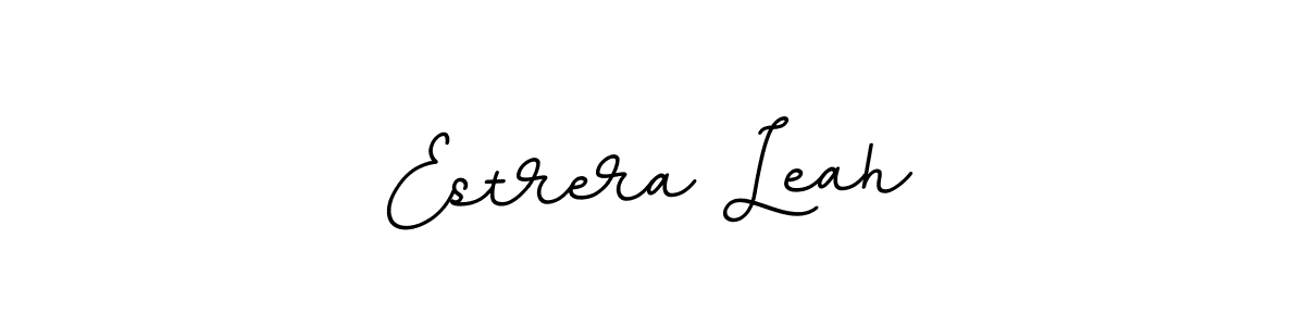 Estrera Leah stylish signature style. Best Handwritten Sign (BallpointsItalic-DORy9) for my name. Handwritten Signature Collection Ideas for my name Estrera Leah. Estrera Leah signature style 11 images and pictures png