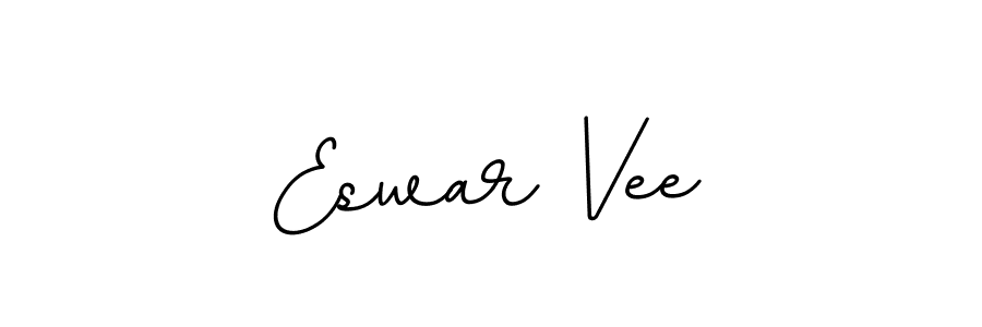 You should practise on your own different ways (BallpointsItalic-DORy9) to write your name (Eswar Vee) in signature. don't let someone else do it for you. Eswar Vee signature style 11 images and pictures png