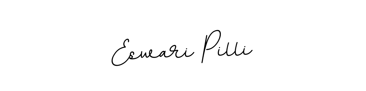 The best way (BallpointsItalic-DORy9) to make a short signature is to pick only two or three words in your name. The name Eswari Pilli include a total of six letters. For converting this name. Eswari Pilli signature style 11 images and pictures png