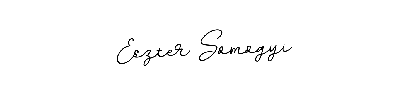 It looks lik you need a new signature style for name Eszter Somogyi. Design unique handwritten (BallpointsItalic-DORy9) signature with our free signature maker in just a few clicks. Eszter Somogyi signature style 11 images and pictures png