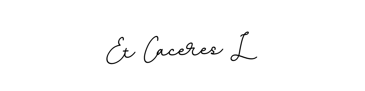 Et Caceres L stylish signature style. Best Handwritten Sign (BallpointsItalic-DORy9) for my name. Handwritten Signature Collection Ideas for my name Et Caceres L. Et Caceres L signature style 11 images and pictures png