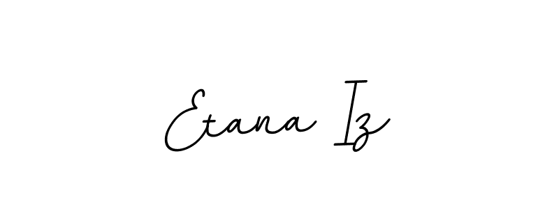 Use a signature maker to create a handwritten signature online. With this signature software, you can design (BallpointsItalic-DORy9) your own signature for name Etana Iz. Etana Iz signature style 11 images and pictures png