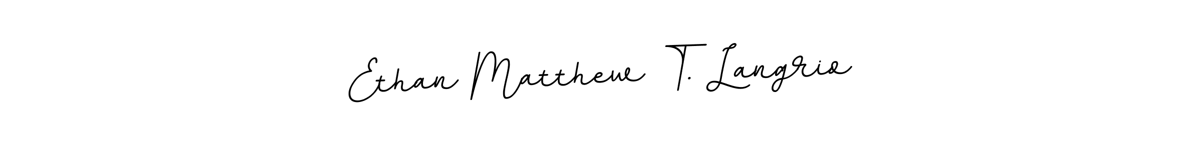 Once you've used our free online signature maker to create your best signature BallpointsItalic-DORy9 style, it's time to enjoy all of the benefits that Ethan Matthew T. Langrio name signing documents. Ethan Matthew T. Langrio signature style 11 images and pictures png