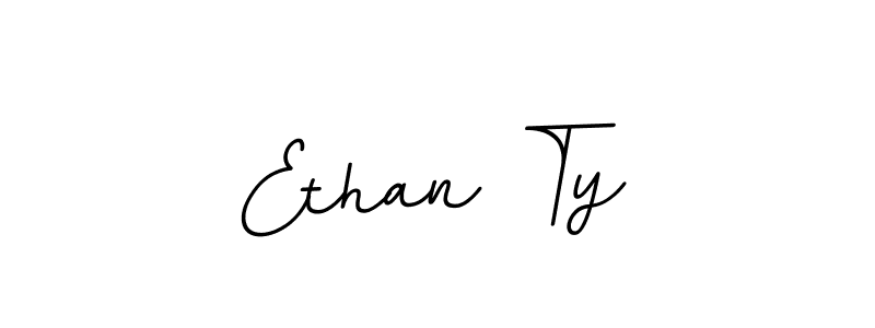 Design your own signature with our free online signature maker. With this signature software, you can create a handwritten (BallpointsItalic-DORy9) signature for name Ethan Ty. Ethan Ty signature style 11 images and pictures png