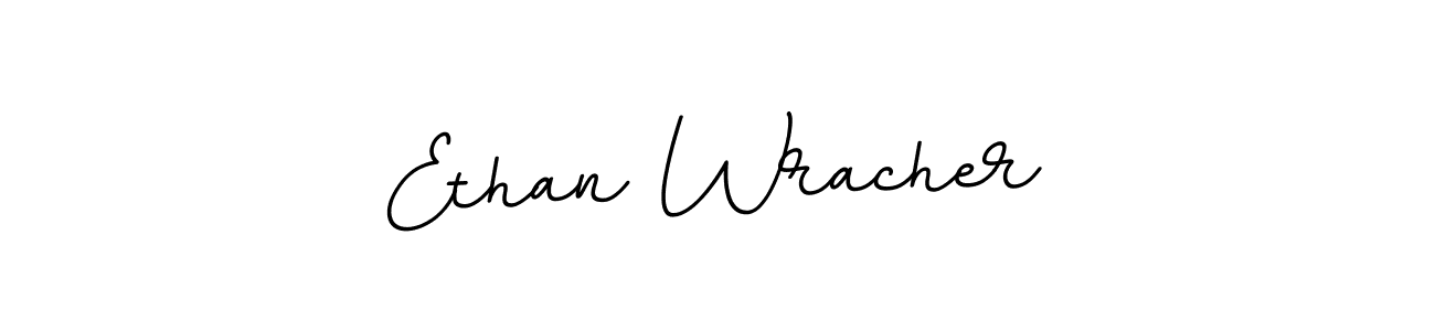 How to make Ethan Wracher name signature. Use BallpointsItalic-DORy9 style for creating short signs online. This is the latest handwritten sign. Ethan Wracher signature style 11 images and pictures png