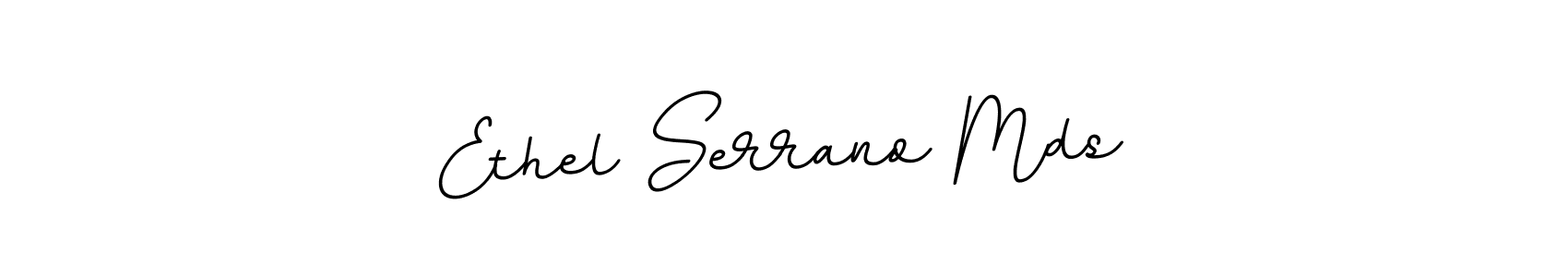 Design your own signature with our free online signature maker. With this signature software, you can create a handwritten (BallpointsItalic-DORy9) signature for name Ethel Serrano Mds. Ethel Serrano Mds signature style 11 images and pictures png