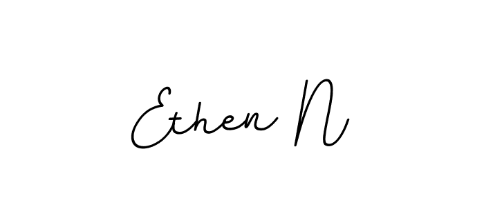It looks lik you need a new signature style for name Ethen N. Design unique handwritten (BallpointsItalic-DORy9) signature with our free signature maker in just a few clicks. Ethen N signature style 11 images and pictures png