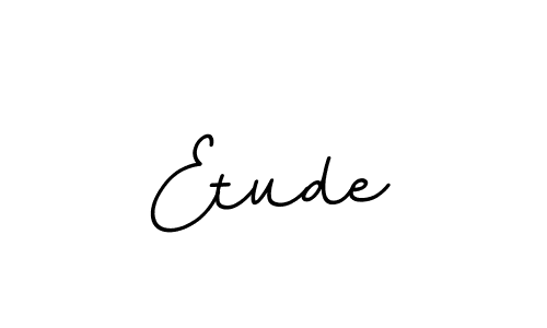The best way (BallpointsItalic-DORy9) to make a short signature is to pick only two or three words in your name. The name Etude include a total of six letters. For converting this name. Etude signature style 11 images and pictures png
