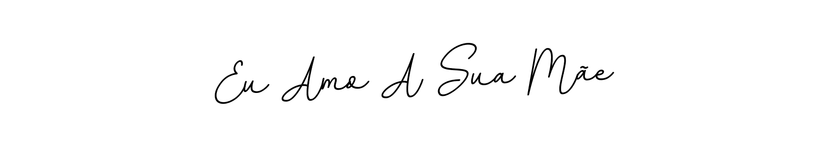 The best way (BallpointsItalic-DORy9) to make a short signature is to pick only two or three words in your name. The name Eu Amo A Sua Mãe include a total of six letters. For converting this name. Eu Amo A Sua Mãe signature style 11 images and pictures png