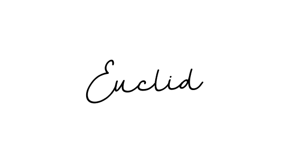 Make a beautiful signature design for name Euclid. With this signature (BallpointsItalic-DORy9) style, you can create a handwritten signature for free. Euclid signature style 11 images and pictures png