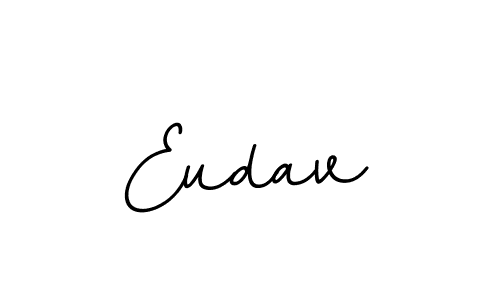 The best way (BallpointsItalic-DORy9) to make a short signature is to pick only two or three words in your name. The name Eudav include a total of six letters. For converting this name. Eudav signature style 11 images and pictures png