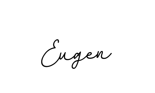 How to make Eugen name signature. Use BallpointsItalic-DORy9 style for creating short signs online. This is the latest handwritten sign. Eugen signature style 11 images and pictures png