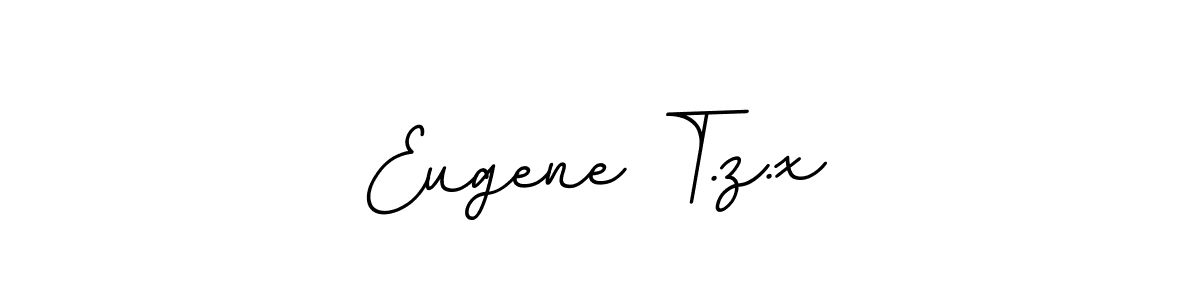 BallpointsItalic-DORy9 is a professional signature style that is perfect for those who want to add a touch of class to their signature. It is also a great choice for those who want to make their signature more unique. Get Eugene T.z.x name to fancy signature for free. Eugene T.z.x signature style 11 images and pictures png