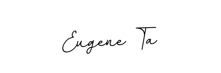 if you are searching for the best signature style for your name Eugene Ta. so please give up your signature search. here we have designed multiple signature styles  using BallpointsItalic-DORy9. Eugene Ta signature style 11 images and pictures png