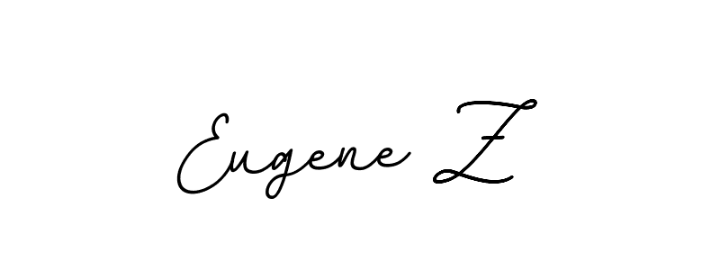 You should practise on your own different ways (BallpointsItalic-DORy9) to write your name (Eugene Z) in signature. don't let someone else do it for you. Eugene Z signature style 11 images and pictures png