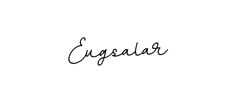 How to make Eugsalar name signature. Use BallpointsItalic-DORy9 style for creating short signs online. This is the latest handwritten sign. Eugsalar signature style 11 images and pictures png