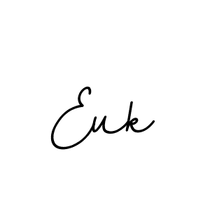 Create a beautiful signature design for name Euk. With this signature (BallpointsItalic-DORy9) fonts, you can make a handwritten signature for free. Euk signature style 11 images and pictures png