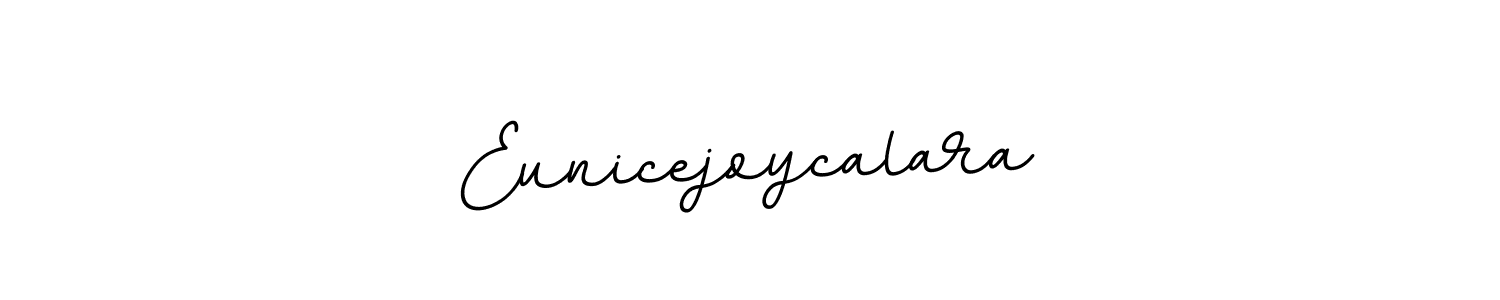 This is the best signature style for the Eunicejoycalara name. Also you like these signature font (BallpointsItalic-DORy9). Mix name signature. Eunicejoycalara signature style 11 images and pictures png