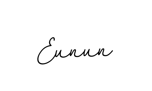 Use a signature maker to create a handwritten signature online. With this signature software, you can design (BallpointsItalic-DORy9) your own signature for name Eunun. Eunun signature style 11 images and pictures png