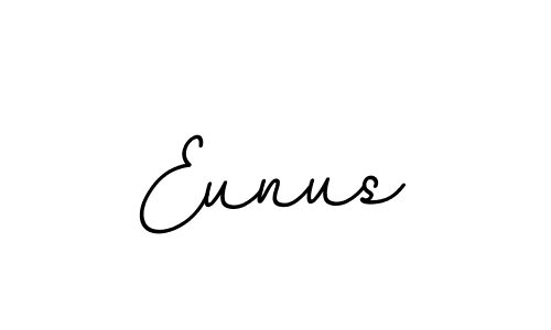 Create a beautiful signature design for name Eunus. With this signature (BallpointsItalic-DORy9) fonts, you can make a handwritten signature for free. Eunus signature style 11 images and pictures png