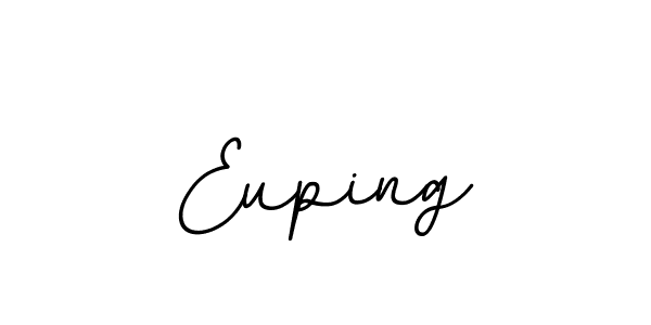 The best way (BallpointsItalic-DORy9) to make a short signature is to pick only two or three words in your name. The name Euping include a total of six letters. For converting this name. Euping signature style 11 images and pictures png