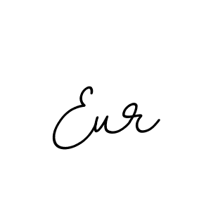 Make a beautiful signature design for name Eur. With this signature (BallpointsItalic-DORy9) style, you can create a handwritten signature for free. Eur signature style 11 images and pictures png