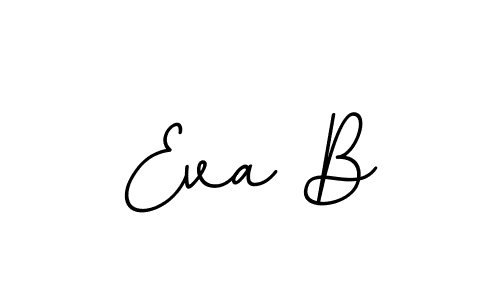 It looks lik you need a new signature style for name Eva B. Design unique handwritten (BallpointsItalic-DORy9) signature with our free signature maker in just a few clicks. Eva B signature style 11 images and pictures png