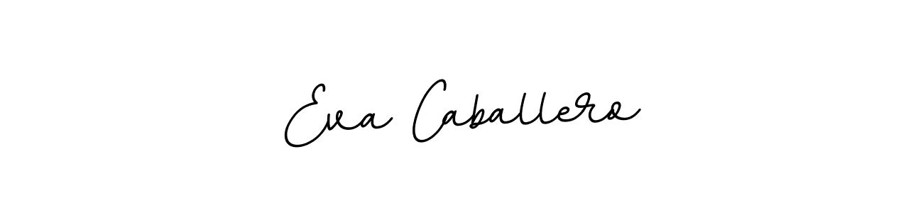 Design your own signature with our free online signature maker. With this signature software, you can create a handwritten (BallpointsItalic-DORy9) signature for name Eva Caballero. Eva Caballero signature style 11 images and pictures png
