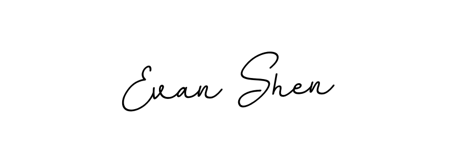 Also You can easily find your signature by using the search form. We will create Evan Shen name handwritten signature images for you free of cost using BallpointsItalic-DORy9 sign style. Evan Shen signature style 11 images and pictures png