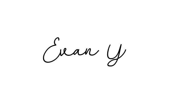 Use a signature maker to create a handwritten signature online. With this signature software, you can design (BallpointsItalic-DORy9) your own signature for name Evan Y. Evan Y signature style 11 images and pictures png