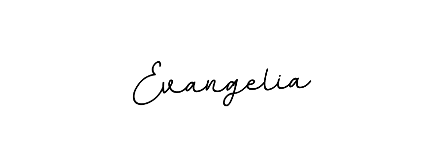How to make Evangelia name signature. Use BallpointsItalic-DORy9 style for creating short signs online. This is the latest handwritten sign. Evangelia signature style 11 images and pictures png