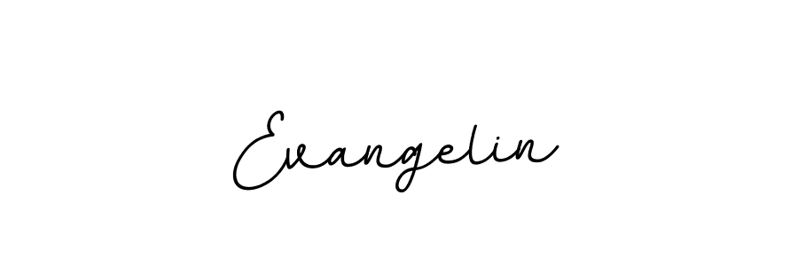 Make a beautiful signature design for name Evangelin. With this signature (BallpointsItalic-DORy9) style, you can create a handwritten signature for free. Evangelin signature style 11 images and pictures png