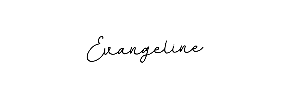 Evangeline stylish signature style. Best Handwritten Sign (BallpointsItalic-DORy9) for my name. Handwritten Signature Collection Ideas for my name Evangeline. Evangeline signature style 11 images and pictures png
