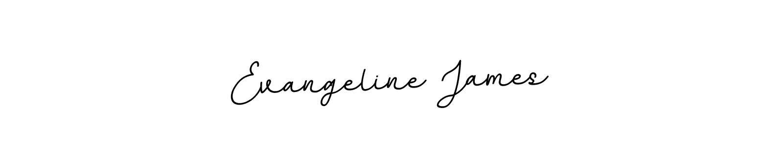 It looks lik you need a new signature style for name Evangeline James. Design unique handwritten (BallpointsItalic-DORy9) signature with our free signature maker in just a few clicks. Evangeline James signature style 11 images and pictures png