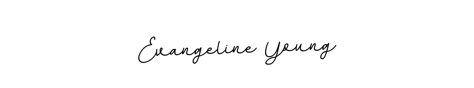 It looks lik you need a new signature style for name Evangeline Young. Design unique handwritten (BallpointsItalic-DORy9) signature with our free signature maker in just a few clicks. Evangeline Young signature style 11 images and pictures png