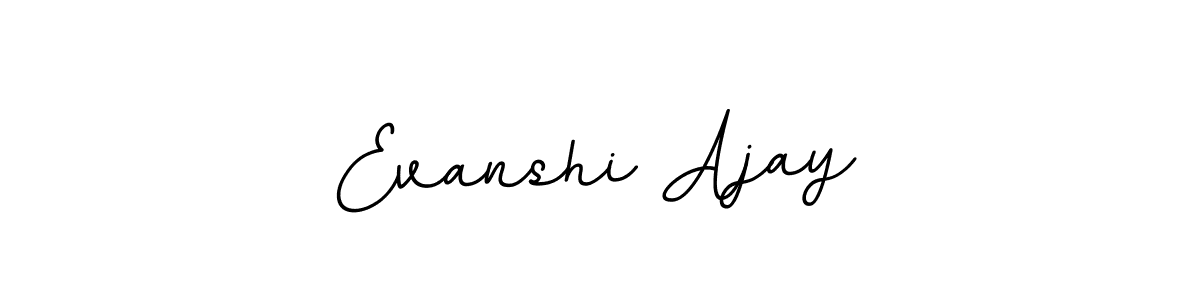 Create a beautiful signature design for name Evanshi Ajay. With this signature (BallpointsItalic-DORy9) fonts, you can make a handwritten signature for free. Evanshi Ajay signature style 11 images and pictures png