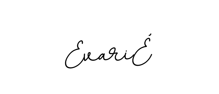 BallpointsItalic-DORy9 is a professional signature style that is perfect for those who want to add a touch of class to their signature. It is also a great choice for those who want to make their signature more unique. Get EvariÉ name to fancy signature for free. EvariÉ signature style 11 images and pictures png