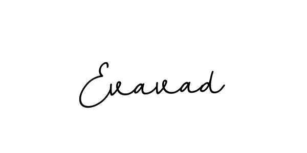 How to make Evavad name signature. Use BallpointsItalic-DORy9 style for creating short signs online. This is the latest handwritten sign. Evavad signature style 11 images and pictures png