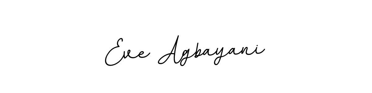 Design your own signature with our free online signature maker. With this signature software, you can create a handwritten (BallpointsItalic-DORy9) signature for name Eve Agbayani. Eve Agbayani signature style 11 images and pictures png